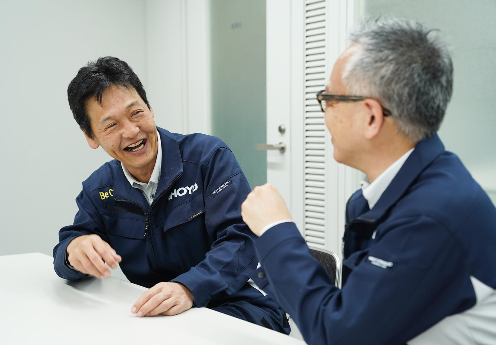 談笑するSさんとUさん